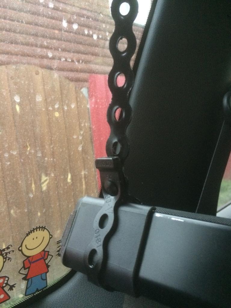 Perforated fixing strap