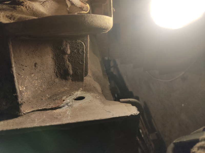 Beam silent block, rear suspension, pressed-in