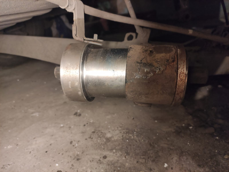 Beam silent block, rear suspension, pressed-in