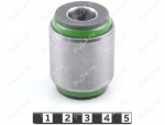 Hub silent block (trailing arm), rear suspension, pressed-in, Product Code 12-06-22771, Polyurethane, PU54/M80/green, Image №1
