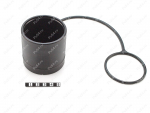 Заглушка БРС D1 60 х D2 58 х H1 55 х L 230, Product Code 0-00-990, Polyurethane, PU54/M80/черный, Image №1