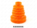 CV-joint dust boot (inner), front suspension, Product Code 25-05-004, Polyurethane, PU54/M71/orange, Image №1