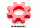 Вставка упругой муфты эластичная (звездочка) 95*42*19, Product Code 33-01-1441, Polyurethane, PU54/M92/красный, Image №1