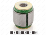 Сайлентблок поперечного рычага задней подвески запрессованный, Product Code 16-06-1591, Polyurethane, PU54/M80/зеленый, Image №1