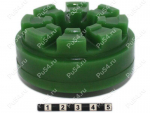 Rear shock absorber strut spacer (top), 20 mm, Product Code 2-12-0942, Polyurethane, PW54/K80/светло-зеленый, Image №1