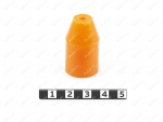 Compressometer tip - Avtodelo (gasoline), Product Code 33-01-089, Polyurethane, PU54i/K72/темно-оранжевый, Image №1