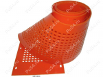 Screen for screening machine (flexible), Product Code 37-10-013, Polyurethane, PU54/M71/orange, Image №1