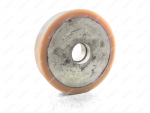 Колесо прижимное карусельной доилки D 250 x d 208 x H 60 (восстановление), Product Code 333-01-989, Polyurethane, PU54/K92/бежевый, Image №1
