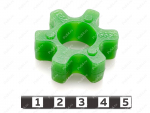 Elastic coupling insert 40*19*14, Product Code 33-99-9081, Polyurethane, PU54/M80/зеленый, Image №1