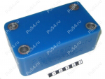 Shackle spring spacer (lift +40 mm), M10, Product Code 14-12-0604, Polyurethane, PU54/M87/синий, Image №1