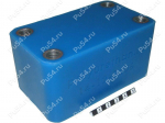 Shackle spring spacer (lift +60 mm), M10, Product Code 14-12-0606, Polyurethane, PU54/M87/синий, Image №1