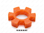 Вставка упругой муфты эластичная (звездочка) 138*69*28, Product Code 33-01-1337, Polyurethane, PU54i/K72/темно-оранжевый, Image №1