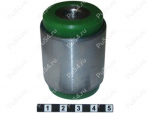 Low front control arm silent block, rear suspension (hub), pressed-in, Product Code 4-06-3411, Polyurethane, Image №1