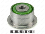 Spring front silent block, rear suspension, pressed-in, Product Code 26-06-0301, Polyurethane, PU54/M80/зеленый, Image №1