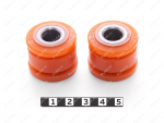 Комплект сайлентблоков рулевой рейки (из 2 деталей), Product Code 1-20-853, Polyurethane, PU54/M72/оранжевый, Image №1