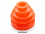 Пыльник D 140 х d 42 х H 140, Product Code 31-05-019, Polyurethane, PU54/M72/оранжевый, Image №1