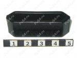 Eyelet for waist-belt, Product Code 33-00-0851, Polyurethane, PU54/M71/black, Image №1