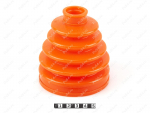 CV-joint dust boot (outer), front suspension, Product Code 1-05-031, Polyurethane, PU54/E72/red, Image №1