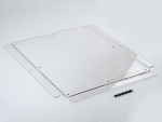 Plastic paper shield, A4 (vertical, wall), Product Code 56-20-502-01, Polyurethane, Image №1