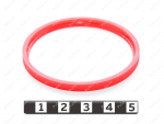 Грязесъемник РМ25.ИТ.J121-002.30 55,6*49*4, Product Code 33-78-381, Polyurethane, PU54/M92/красный, Image №1