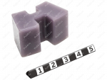 Elastic element, Product Code 33-01-858, Polyurethane, PU54/M87/синий, Image №1