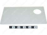 Plastic transparent visit card (blank), Product Code 56-00-010-00, Polyurethane, Image №1