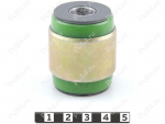 Upper lateral rear control arm silent block, rear suspension (pressed-in), Product Code 22-06-29531, Polyurethane, PU54/M80/green, Image №1