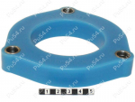 Spring spacer, front suspension (lift +20), Product Code 15-12-0022, Polyurethane, Полипропилен со втулками синий, Image №1