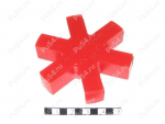 Sprocket GOST R 0894-96., Product Code 33-01-467, Polyurethane, PU54/M71/red, Image №1