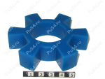 Sprocket (6 rays), Product Code 33-01-577, Polyurethane, PU54/M87/blue, Image №1