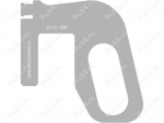 "Prodder": a hands-free door opener (large), Product Code 56-01-088, Polyurethane, 3mm transparent, Image №1
