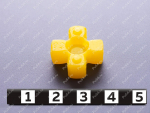 Эластичный элемент муфты ROTEX GS, аналог ROTEX GS 9, Product Code 33-99-92311, Polyurethane, PU54/M95/желтый, Image №1