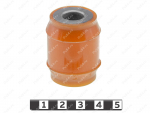 Lateral control arm silent block, rear suspension (body), Product Code 16-06-147, Polyurethane, PU54/M72/оранжевый, Image №1