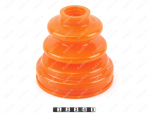 CV-joint dust boot (inner), front and rear suspension, Product Code 1-05-028, Polyurethane, PU54/E72/red, Image №1