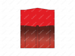 Роторное уплотнение 125x145x12/L=13 аналог Radial seal Merkel Rotomatic M17 24026976, Product Code 70-08-980007, Polyurethane, PU54/M87/синий, Image №1