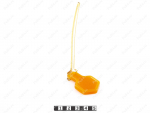 Gun safety flag (teardrop shape), Product Code 33-07-032, Polyurethane, PU54/M71/orange, Image №1