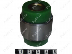 Control arm silent block, rear suspension (hub), pressed-in, Product Code 23-06-4981, Polyurethane, Image №1
