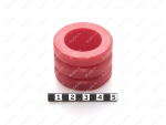 Втулка рычага переднего подрессоривания кабины (28*44*32), Product Code 31-01-084, Polyurethane, PU54/M92/красный, Image №1