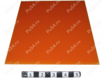 Polyurethane sheet 120x85x2, Product Code 33-01-775, Polyurethane, PU54i/K72/темно-оранжевый, Image №1