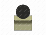 Уплотнение DS-142, Product Code 78-DS-142, Polyurethane, 46*16*24*PU87*M, Image №1