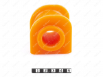 Stabilizer bushing, front suspension, Product Code 1-01-660, Polyurethane, PU54i/K72/темно-оранжевый, Image №1