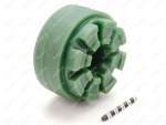 Rear spring strut spacer, 30 mm, Product Code 17-12-7573, Polyurethane, PW54/K80/светло-зеленый, Image №1
