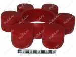 Sprocket (6 rays) D 121 x d 50 x h 24, Product Code 33-01-816, Polyurethane, PU54/M87/blue, Image №1