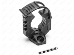 Shovel holder (3 bolt holes, longitudinal), Product Code 33-20-0127, Polyurethane, black, Image №1