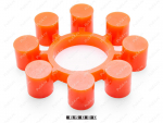 Эластичный элемент гидромуфты ГПН-400, ГПВ-400У, ГПВ-400, Product Code 33-99-94601, Polyurethane, PU54/M72/оранжевый, Image №1
