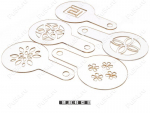 Cappucino sheet, Product Code 56-01-200, Polyurethane, 2 hearts, Image №1