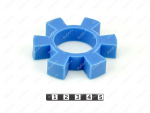 Sprocket (6 rays), Product Code 33-01-576, Polyurethane, PU54/M87/синий, Image №1