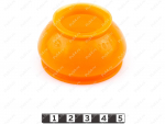 Ball-joint dust boot, rear stabilizer link, Product Code 31-05-010, Polyurethane, PU54/M71/orange, Image №1