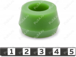 Shock absorber bushing, rear suspension, Product Code 17-03-001, Polyurethane, PU54/M71/orange, Image №1