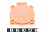 Мембрана реле давления компрессора, Product Code 33-01-1366, Polyurethane, PU54/M72/оранжевый, Image №1